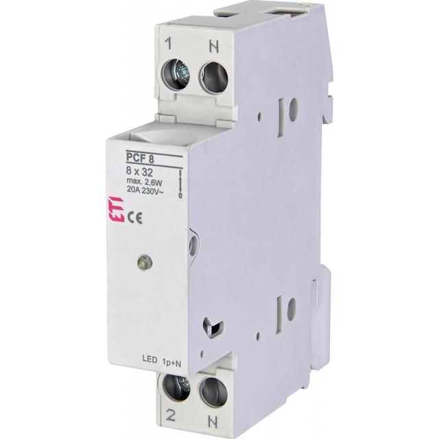 Rozłącznik bezpiecznikowy PCF 8 1P+N LED 002530012 ETI