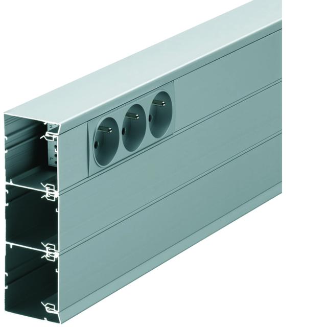 tehalit.GBA Podstawa 50x161mm aluminium anodyzowany GBA501611ALU HAGER