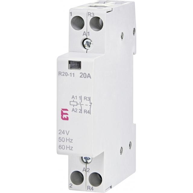 Stycznik modułowy 20A 1Z 1R 1M 2P R 20-11 24V 002461221 ETI