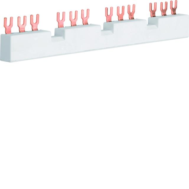 Szyna fazowa 3P 10mm2 do 4 wyłączników silnikowych MM5xxN POLO KD304M HAGER