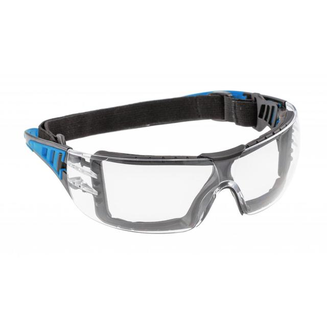 LOTZEN okulary ochronne bezbarwne/niebieskie uni