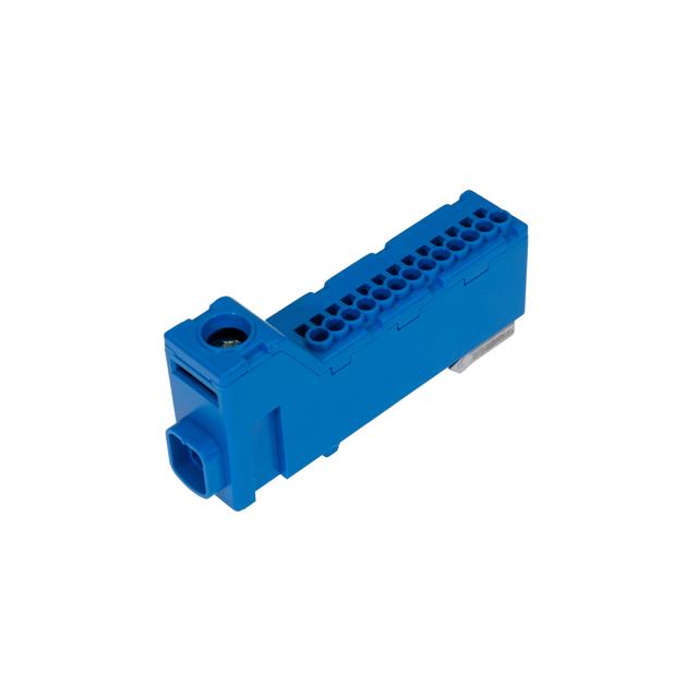 Listwa zaciskowa bezgwintowa niebieska LZB 14/N, opak. 8 szt.