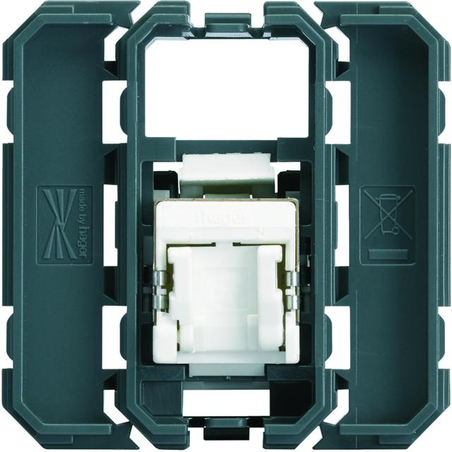gallery Gniazdo informatyczne RJ45 kat 6 FPT, 2M/1M WXF224 HAGER