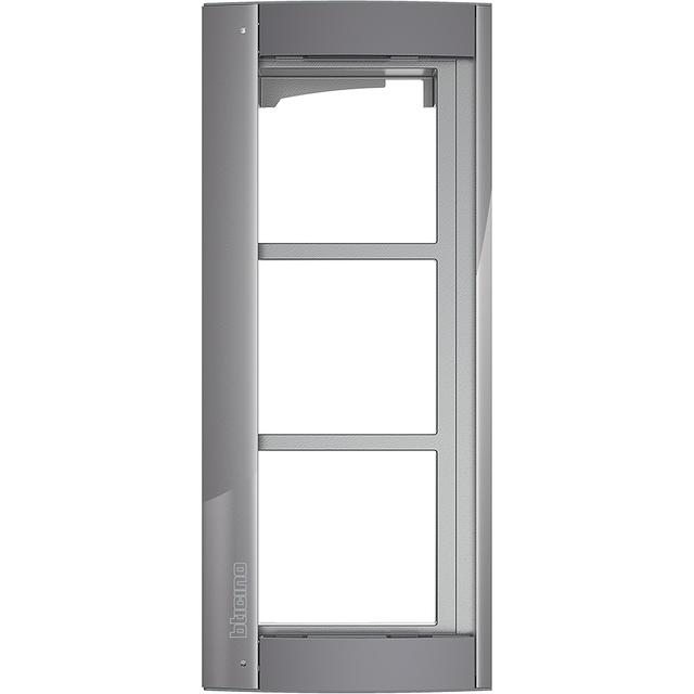 Ramka Z Uchwytem Do Paneli Sfera - 3 Moduły - Stalowoszara 350233 LEGRAND