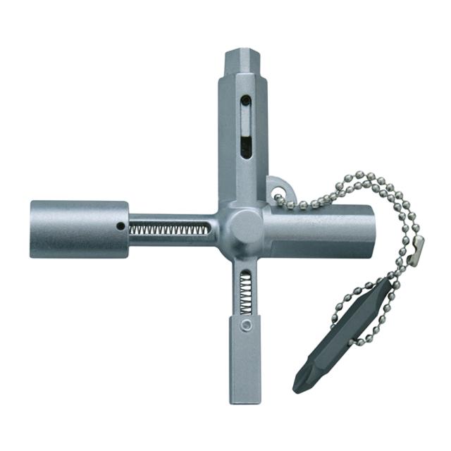 Uniwersalny klucz do szafy sterowniczej z bitem 96x96 mm