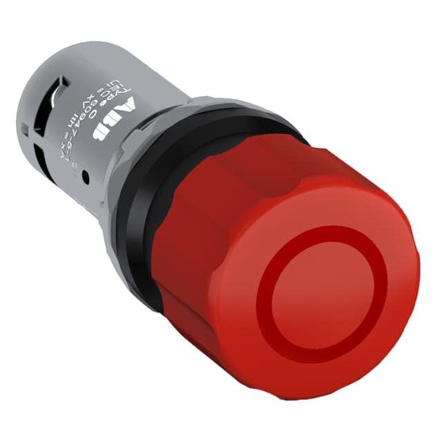 Przycisk bezpiecz. 1NO1NC czerwony CE3P-10R-11