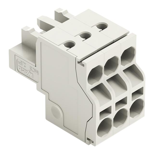 MCS-MIDI Classic gniazdo 3-bieg. j-szare raster 5 mm /100szt./ WAGO