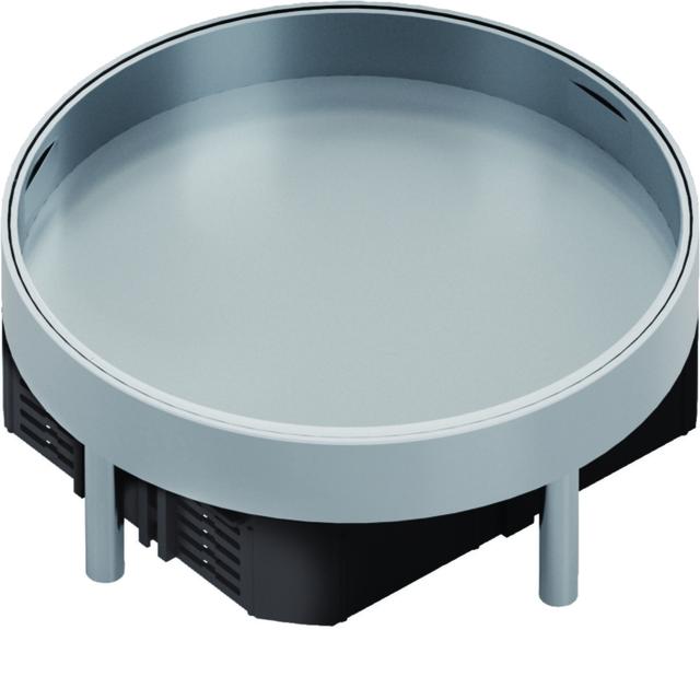 tehalit.VE-EE Pokrywa pełna IP54 5kN EKR06 fi215 25mm stal nierdzewna EKR060BL25 HAGER