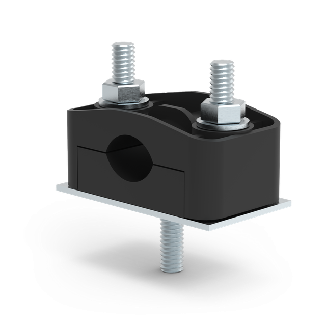 Uchwyt przewodu wysokonap. z prętem gwintowanym M8