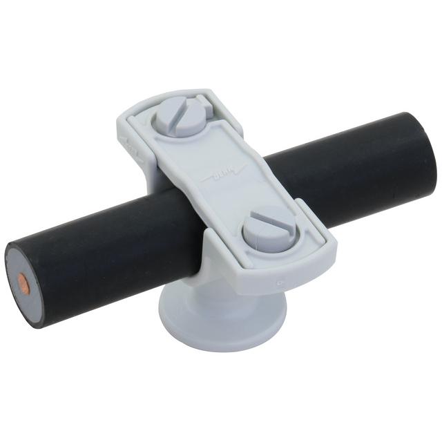 Wspornik do przewodu HVI/CUI 20 mm, PA/szary