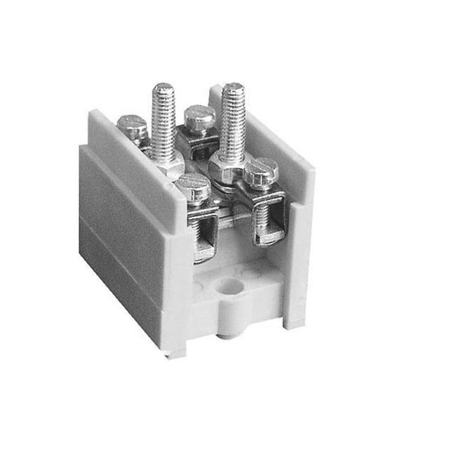 LZ1*35/16wyk.12 ,  Odgałęźnik instalacyjny 1-segmentowy (zacisk: 2x35mm2 - 4x16mm2), szary