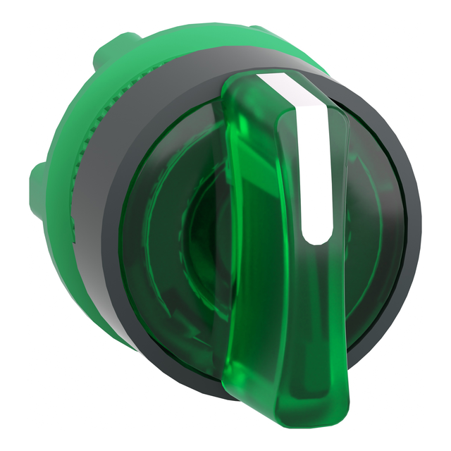 Harmony XB5 Przełącznik 3 położeniowy LED zielony plastikowy ZB5AK1333 Schneider