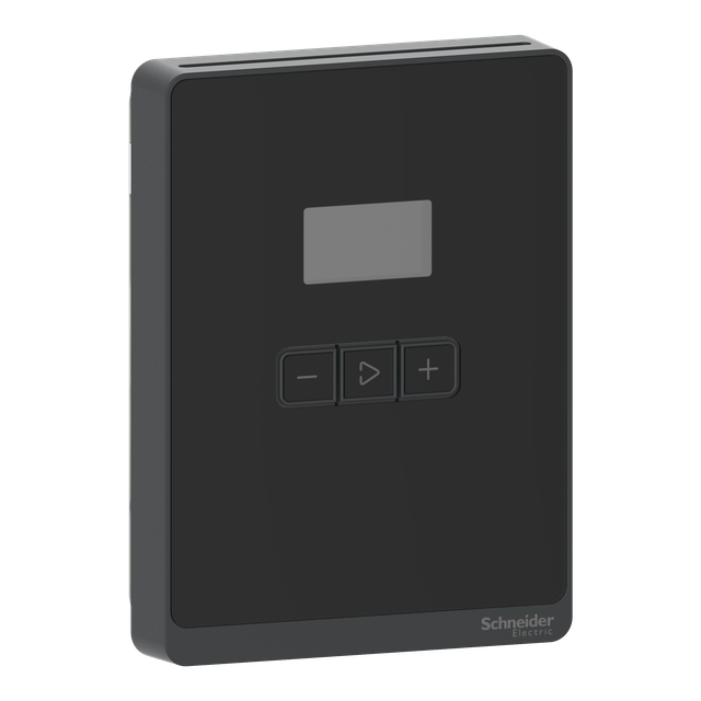 SXW, zadajnik z czujnikiem temp, wyświetlacz LCD i przyciski, Sensorbus, czarny