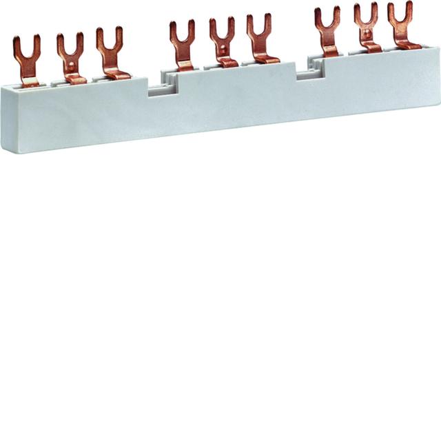 Szyna fazowa 3P 10mm2 do 3 wyłączników silnikowych MM5xxN POLO KD303M HAGER