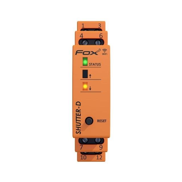 SHUTTER-D Sterownik do rolet WI-FI na szynę DIN 230 V obciążalność do 320 W WI-STR1S4-D F&F
