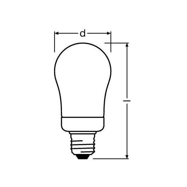 DVALUECLA 11W/827 220-240V E27 10X1OSRAM