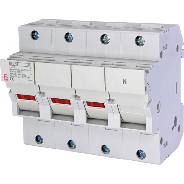 Rozłącznik bezpiecznikowy EFD 14 3P+N LED 002560015 ETI