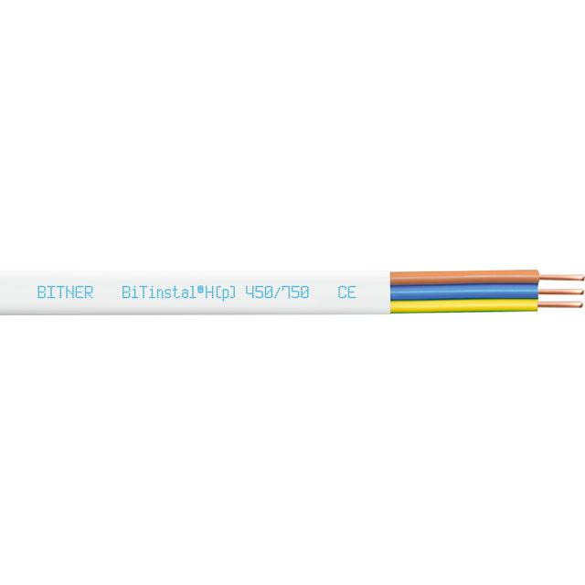 Przewód instalacyjny BiTinstal H(p) 5G1,5mm2 450/750V płaski bezhalogenowy /bębnowy/ BITNER
