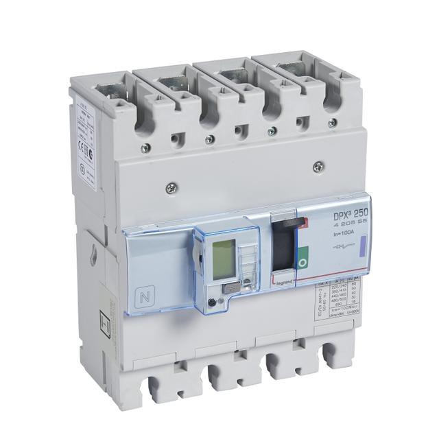Wyłącznik DPX3 250 El Sg 4P 100A 50Ka 420555 LEGRAND