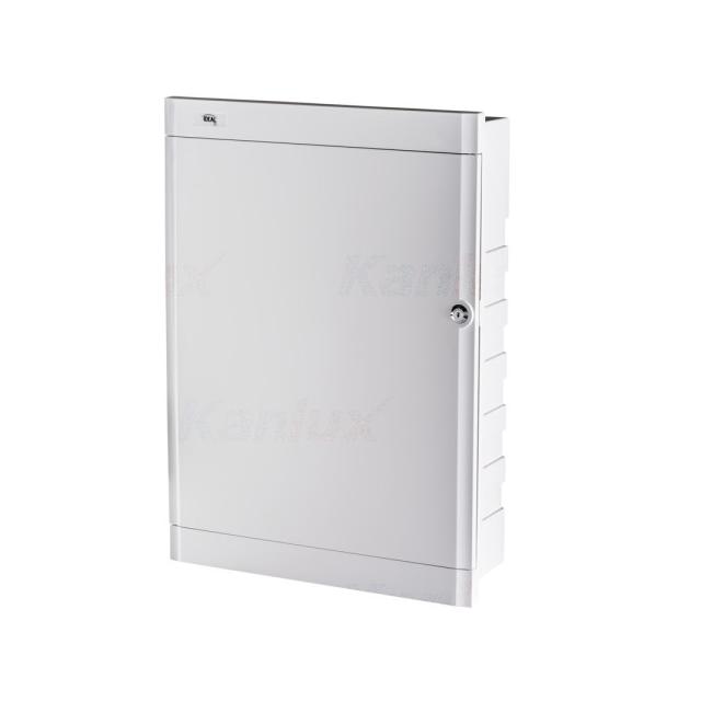 KDB-F54P-M Rozdzielnica podtynkowa multimedialna 1x18 plastikowa IP30 28341 KANLUX