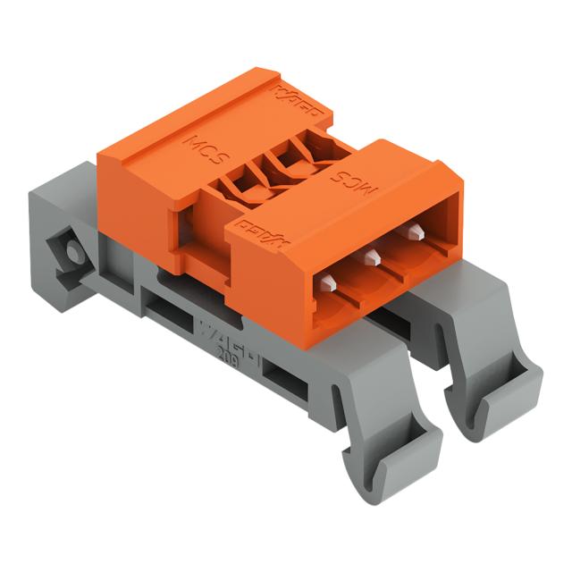 MCS-MIDI Classic wtyk dwustronny 3-bieg. pomarańczowy raster 5,08 mm /50szt./ WAGO