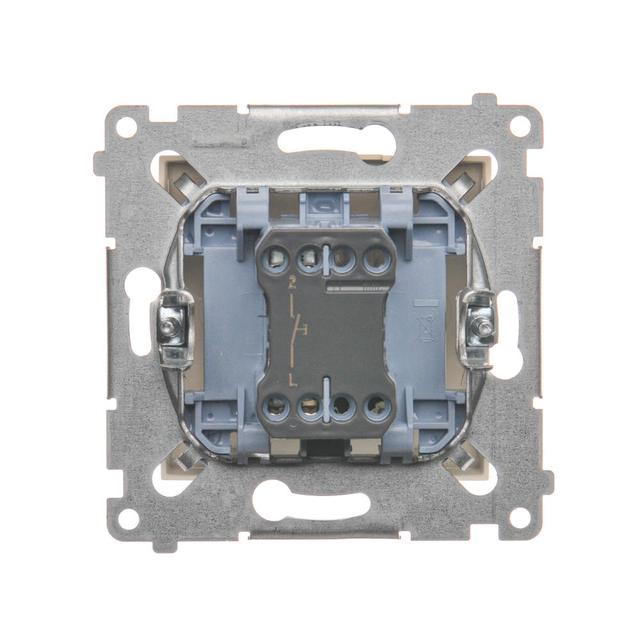 Simon 54 Przycisk „dzwonek” 16A z. śrub. kremowy