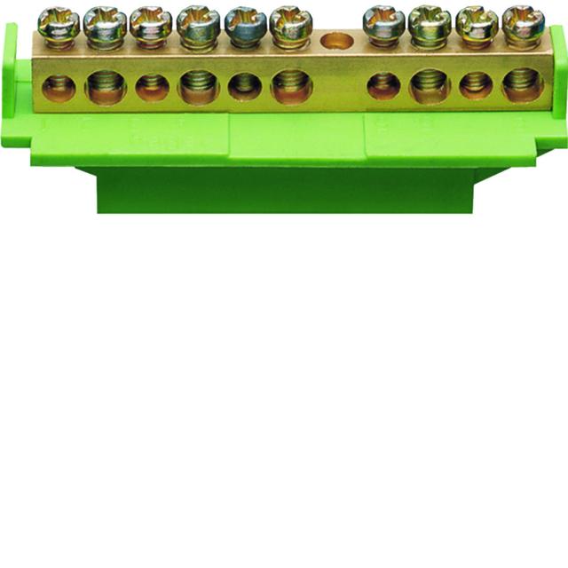 Zaciski ochronne 5x16+5x10 KM10B HAGER