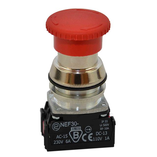 Przycisk NEF30-DRpY czerwony