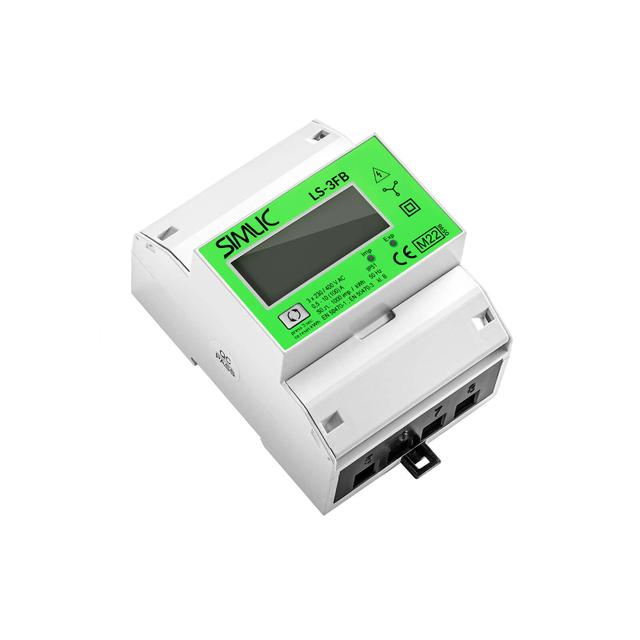 Dwukierunkowy licznik zużycia i produkcji energii elektrycznej LS-3FB zielony