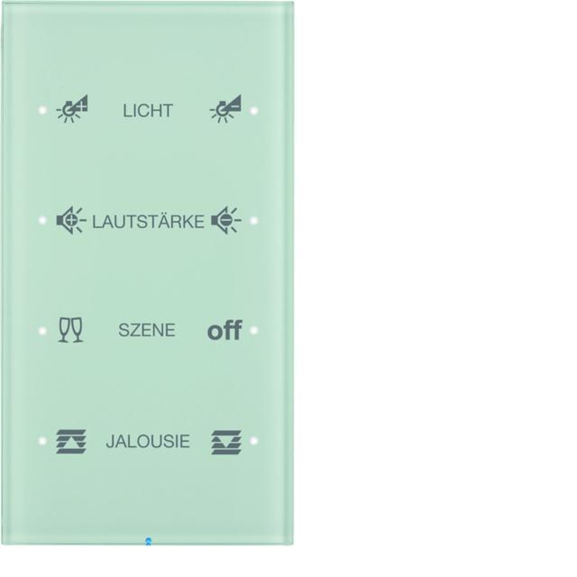 BERKER R.3 Sensor dotykowy poczwórny konfigurowalny szkło biały 75144150 HAGER