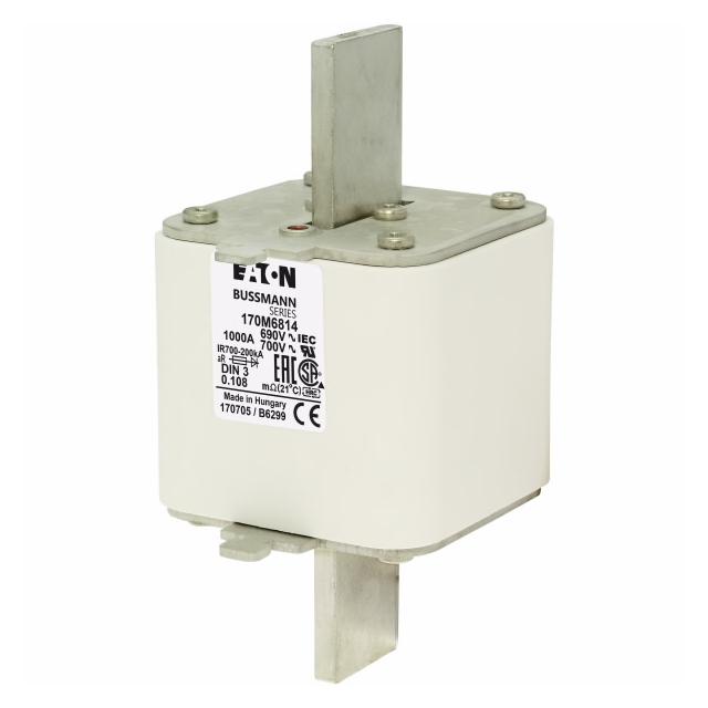FUSE 2500A 1100V 23BKN/80 AR Wkładka szybka 2500A AC 1100V 2xsize 3 74x52x167 mm aR IE 170M6828 EATO