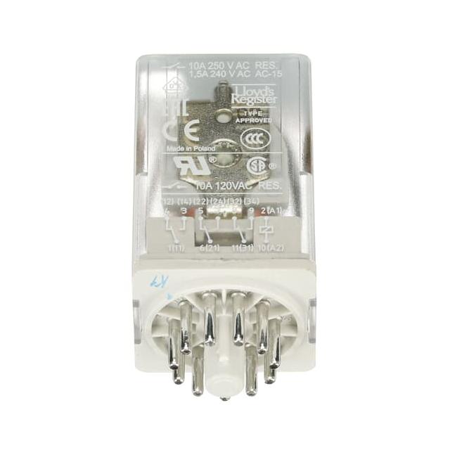 Przekaźnik CR-U024AC3L, A1-A2=24V AC, 3 styki c/o 250V/10A, LED 1SVR405622R0100 ABB