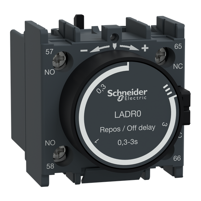 Blok styków pomocniczych opóźniających 0,3-3s TeSys 1NO 1NC zaciski skrzynkowe