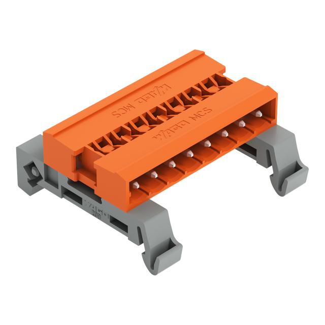 MCS-MIDI Classic wtyk dwustronny 8-bieg. pomarańczowy raster 5,08 mm /25szt./ WAGO