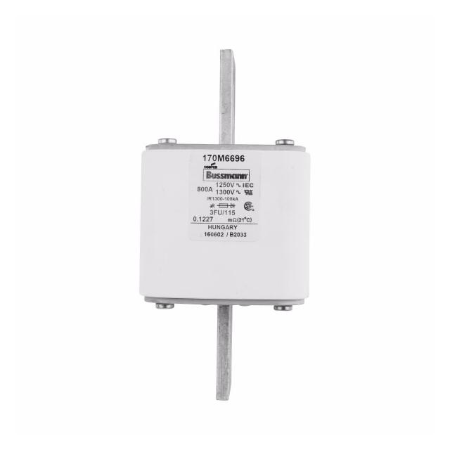 FUSE 800A 1250V 3FU/115 AR CU Wkładka szybka 800A AC 1250V rozmiar 3 76x92x159 mm aR IEC U 170M6696