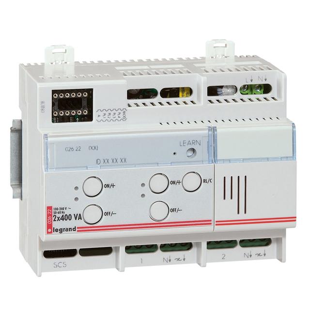 MYHOME BUS/SCS - AKTOR/ŚCIEMNIACZ 2 X 400 W DLA LAMP HALOGENOWYCH EL I ELV, Legrand