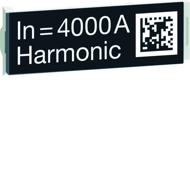 ACB HW4 Wtyczka z oznaczeniem znamionowym wyłącznika 4000A Harmonic HWW693H HAGER