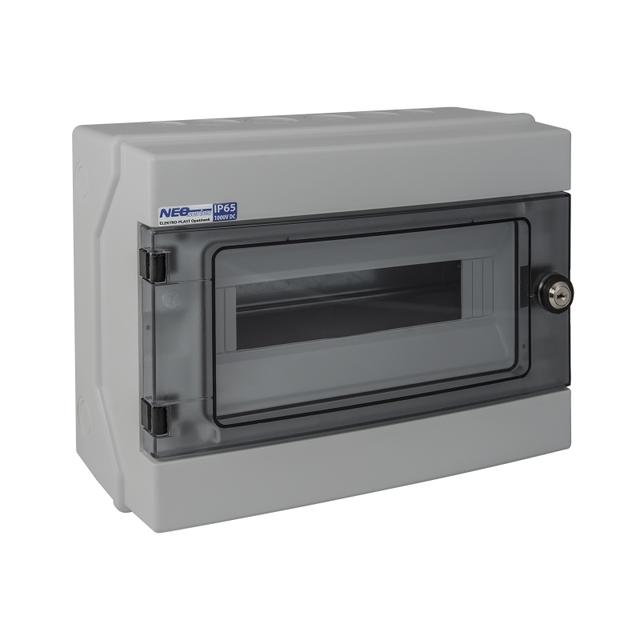 Rozdzielnica hermetyczna natynkowa 1x12 IP65 500VAC/1000VDC RH-12S/Z-Z-amkiem) 36.713 OPATÓWEK
