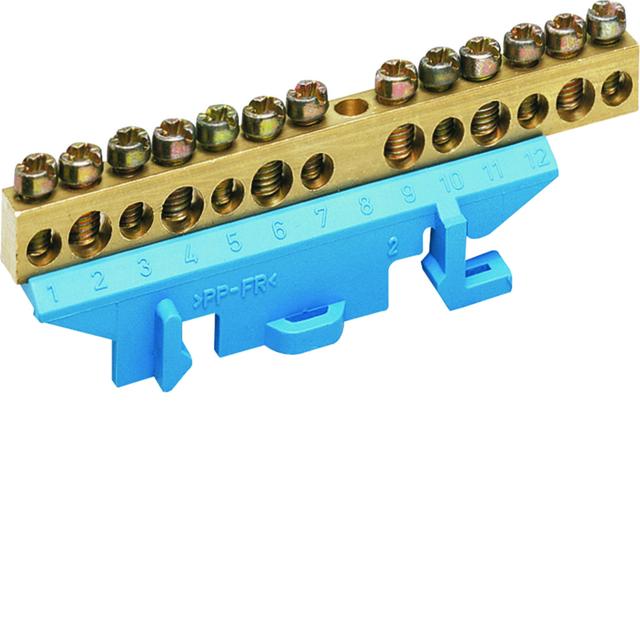 Listwa przyłączeniowa z cokołem neutralna 6x16+7x10 mm2 KM13N HAGER