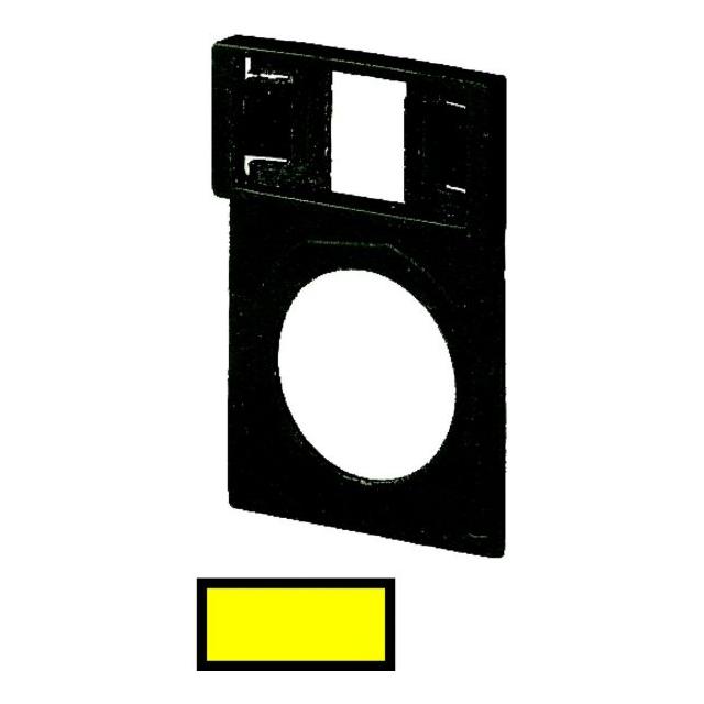 Q25TGE-05 RAMKA Z TABLICZKĄ OPISOWĄ: CZYSTA ŻÓŁTA