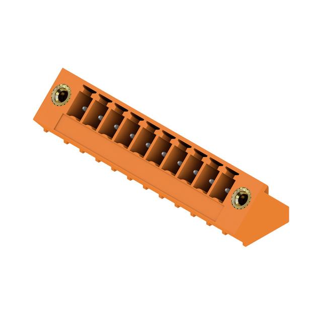 SC 3.81/10/135F 3.2SN OR BX Wtyki PCB (złącza płyty), 3.81 mm, Liczba biegunów: 10, kąt odejścia: 135° /50szt./ 1976820000 WEIDMÜLLER