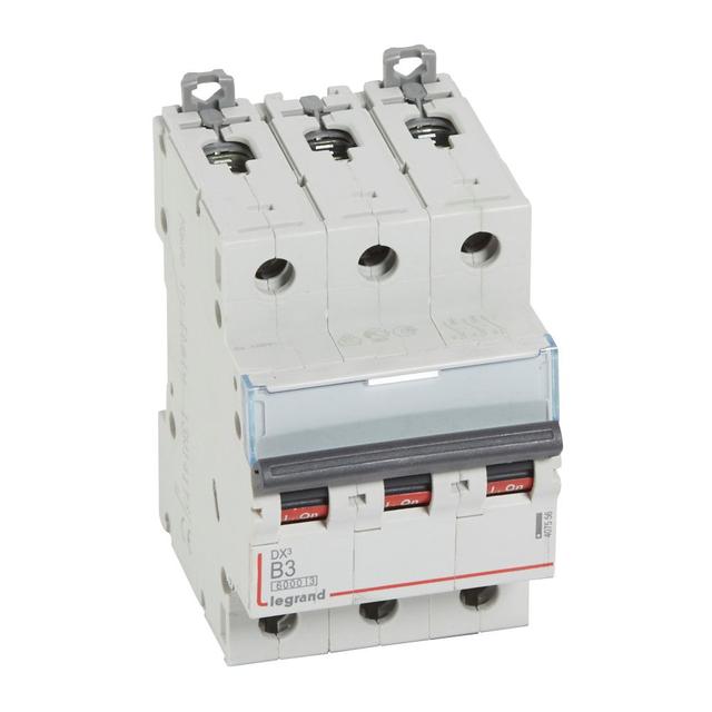 Wyłącznik Nadprądowy S 303 3P B3A 6kA DX3 407556 LEGRAND