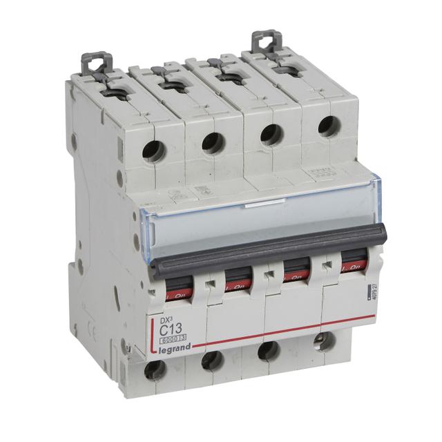 Wyłącznik Nadprądowy S 304 4P C13A 6kA DX3 407927 LEGRAND