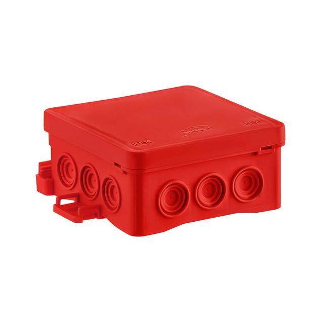Puszka instalacyjna naścienna NS6 FASTBOX&HOOK czerwony  SIMET