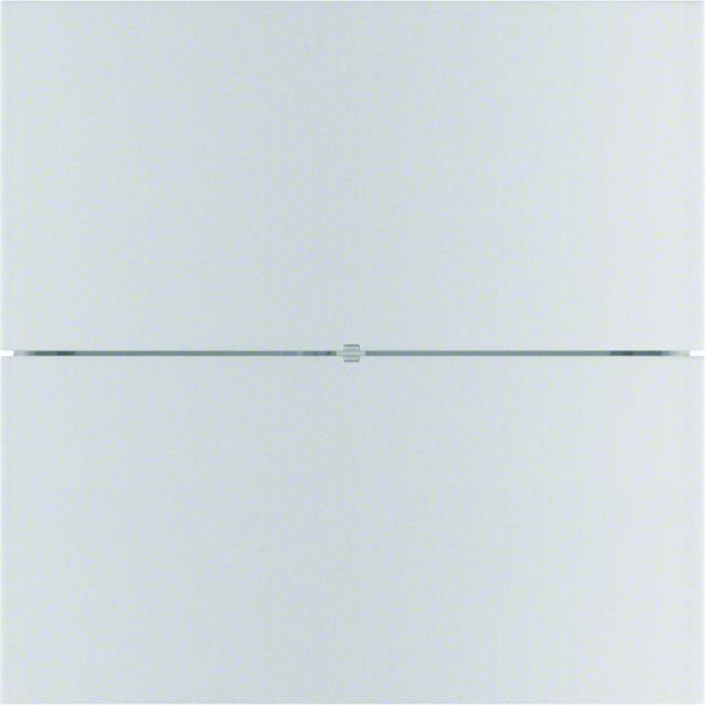 BERKER B.IQ Przycisk podwójny komfort aluminium 75162594 HAGER