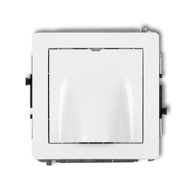 DECO Mechanizm wypustu kablowego biały