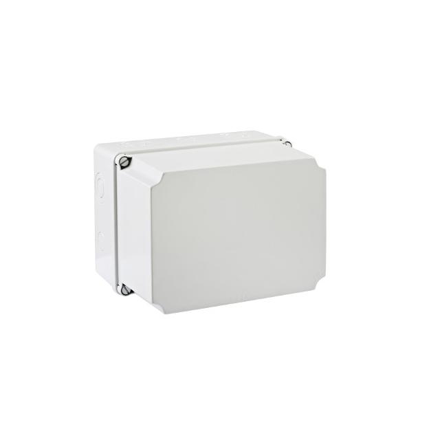 PUSZKA SERII „LIGHT” PUSZKA INSTALACYJNA LIGHT POKRYWA PEŁNA, Z OSŁABIENIAMI 241x180x175 (4xM25, 6xM40) IP66/67 GSX-231 PCE