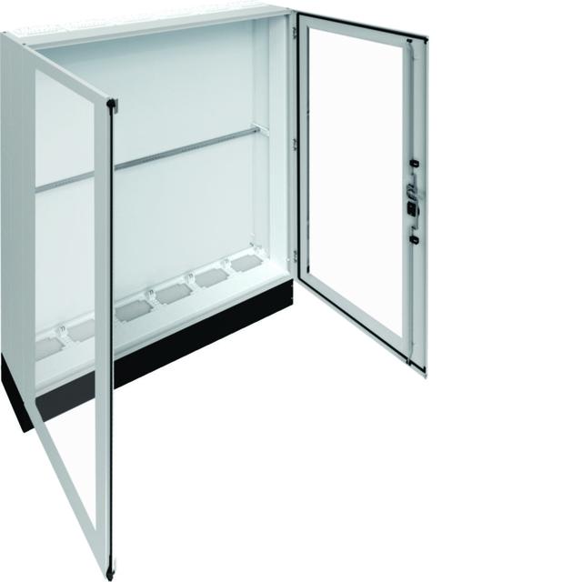 univers Rozdzielnica stojąca IP55 kl. II 1550x1850x275 + cokół 200mm drzwi transparentne FR26L2 HAGER