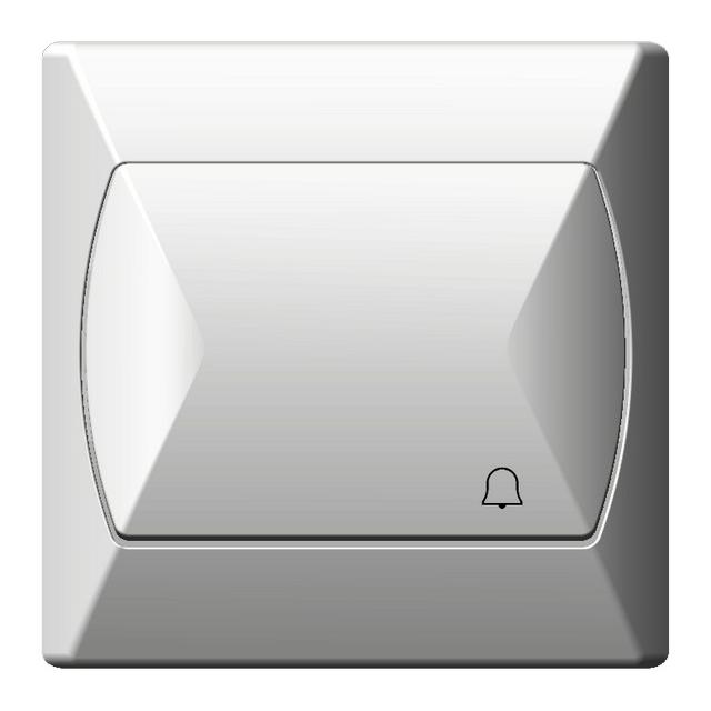 AKCENT Łącznik zwierny  dzwonek  - kolor biały