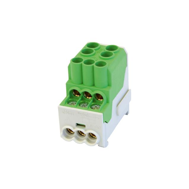 SDB 100 Blok rozdzielczy - dystrybucyjny Al/Cu 80010 SIMBLOCK zielony SIMET